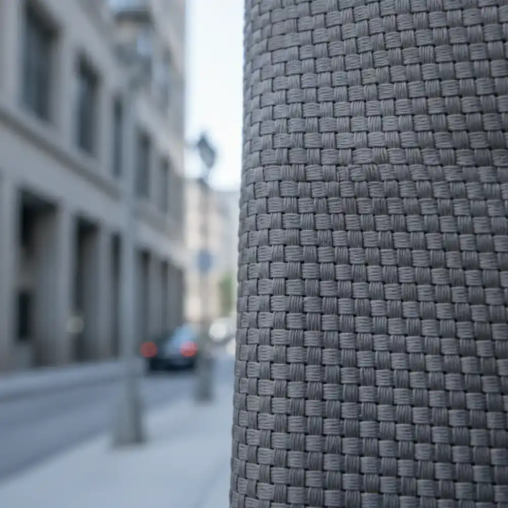 Close up of ballistic nylon fabric