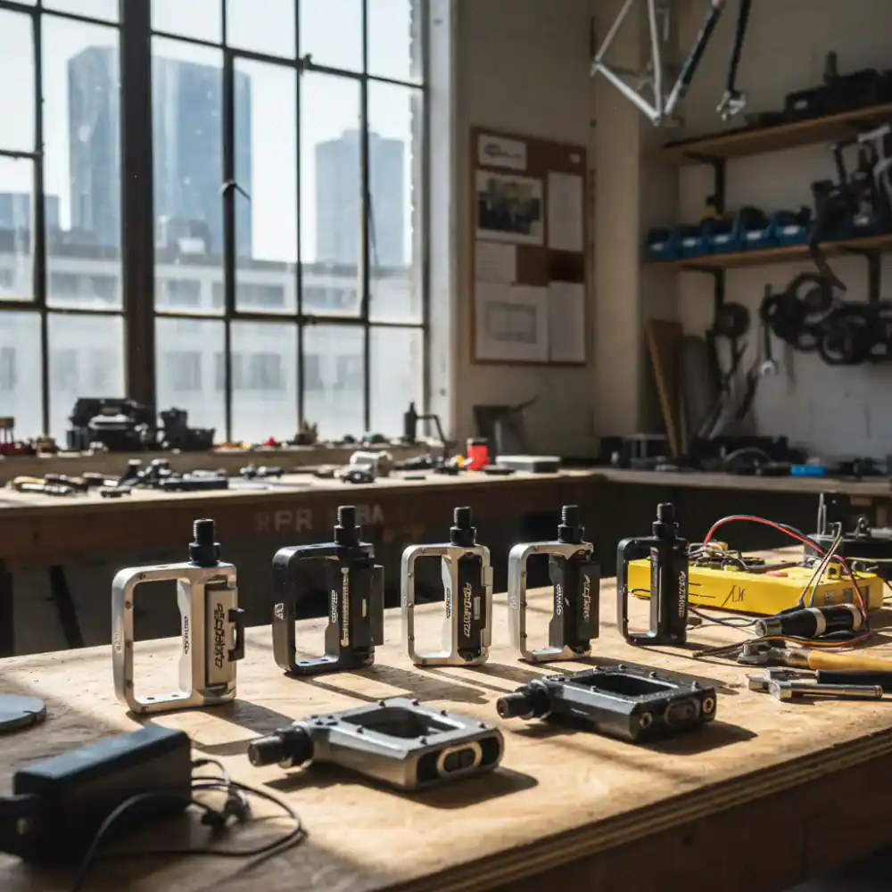 PedalForm early prototypes in the workshop