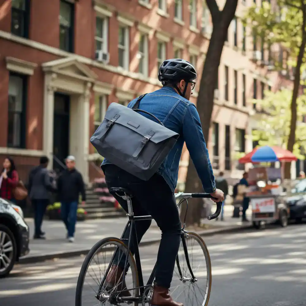 Urban Messenger Bag in action